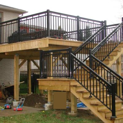 aluminum deck balusters stairs